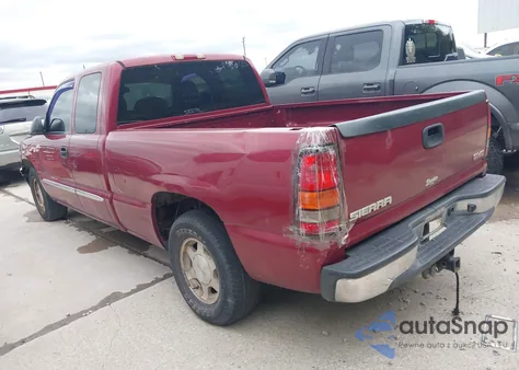 2004 GMC Sierra 1500 Sle z USA, uszkodzony, nr VIN 1GTEC19T74Z333393